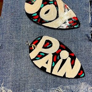 Handmade wooden Earrings